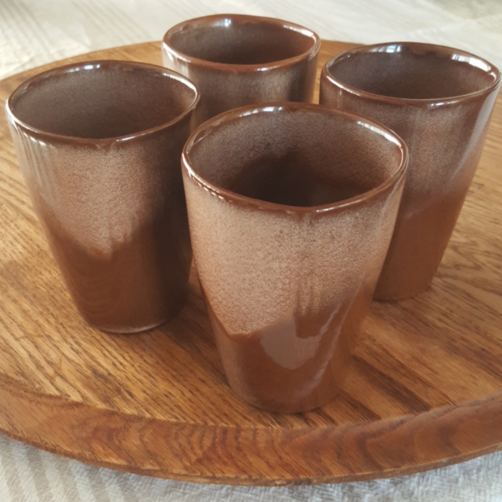 Vintage Frankoma Tumblers (Set of 4)